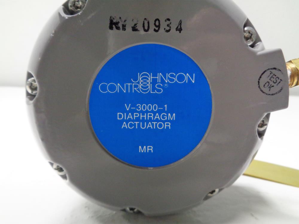 Johnson Controls 1/2" NPT 3-Way Control Valve V-4440-1008 w/ Actuator V-3000-1
